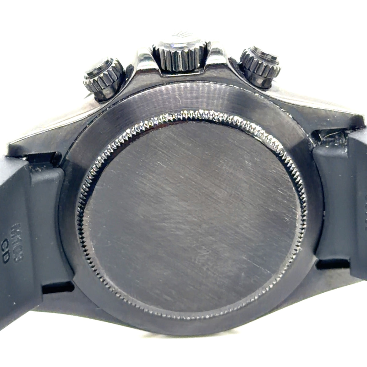 Rolex Cosmograph Daytona 116520 PVD Coated Black Dial Rubber Strap (view 14)