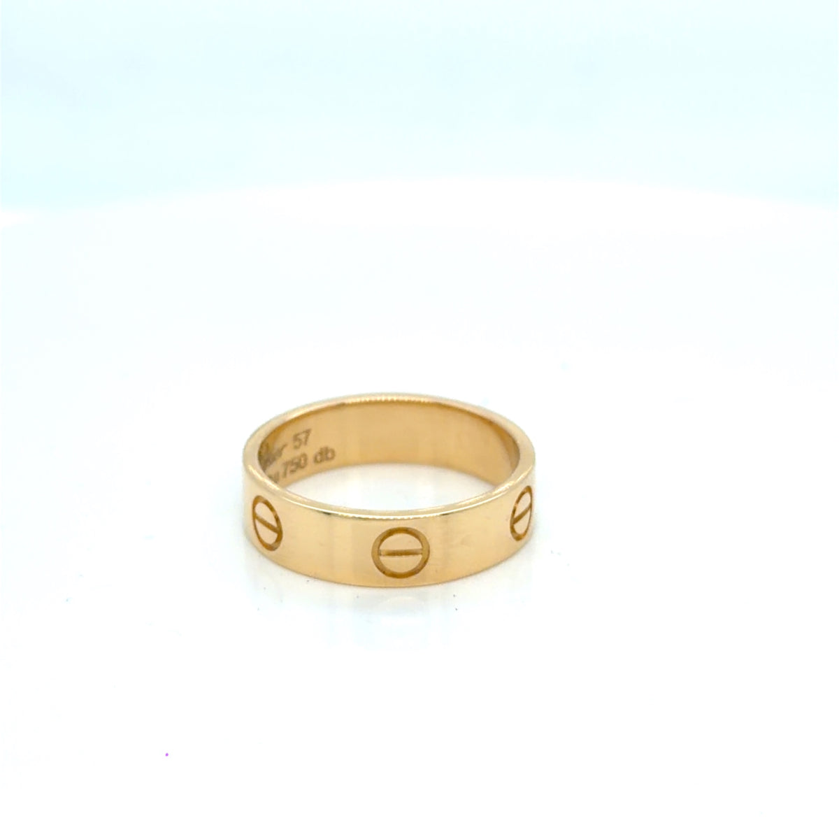 Cartier Love Ring 18K Yellow Gold Size 8 Classic Band (view 8)