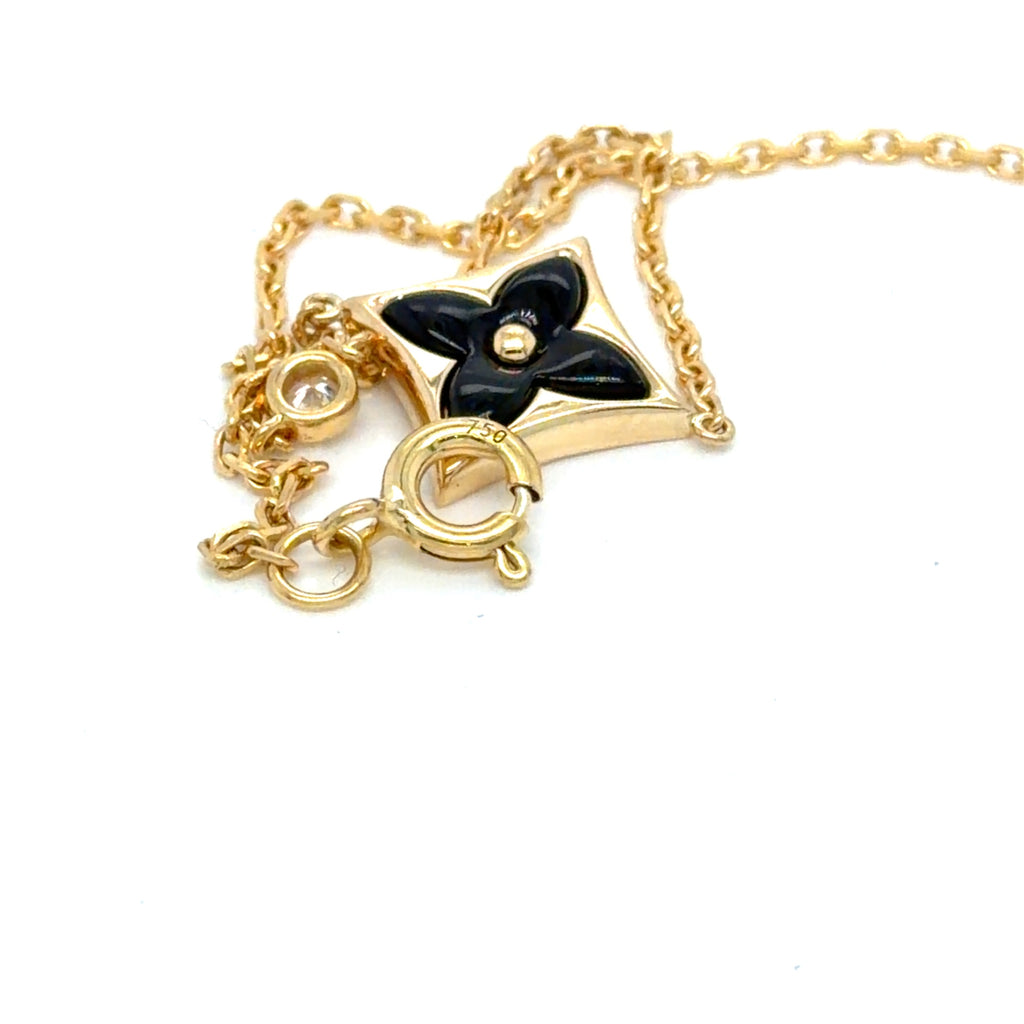 Louis Vuitton Color Blossom BB Star Bracelet 18K Gold Onyx Diamond (view 5)