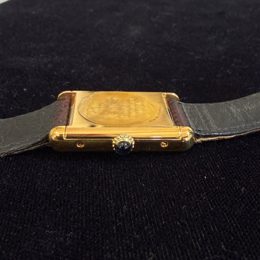 Cartier Must de Cartier Tank Silver Vermeil Trinity Dial Watch SV925 23mm (view 9)