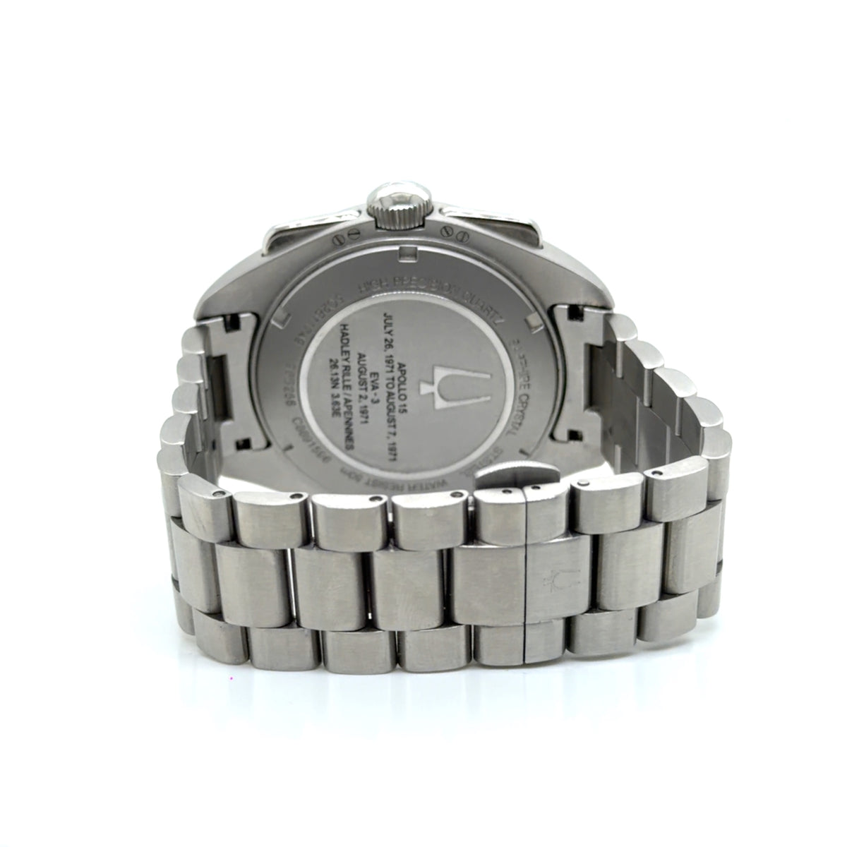 Bulova Lunar Pilot Chronograph 96B258 Stainless Steel 45mm Black Dial (view 6)