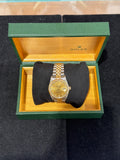 Rolex Datejust 16233 Two-Tone Steel 18k Gold Champagne Diamond Dial (view 1)