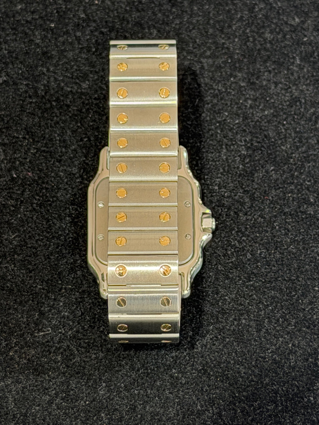 Cartier Santos Galbee Two-Tone Steel 18k Gold Watch Ref. 1566 28mm (view 7)