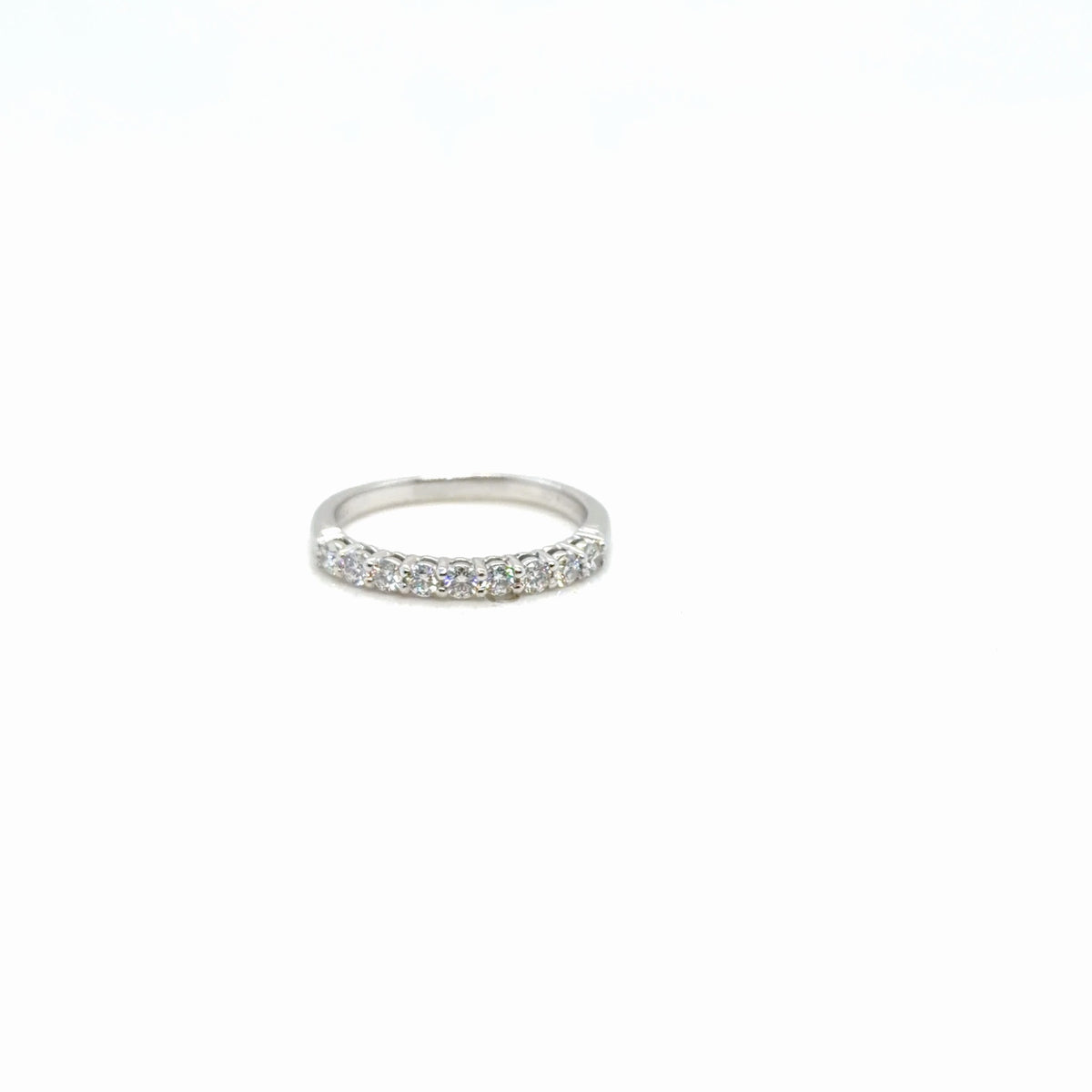 Tiffany & Co. Forever Platinum Diamond Half Band Ring 0.27 ctw Size 4.5 (view 2)