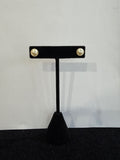 Pearl Stud Earrings 14K Yellow Gold 8.5mm Cultured Pearls