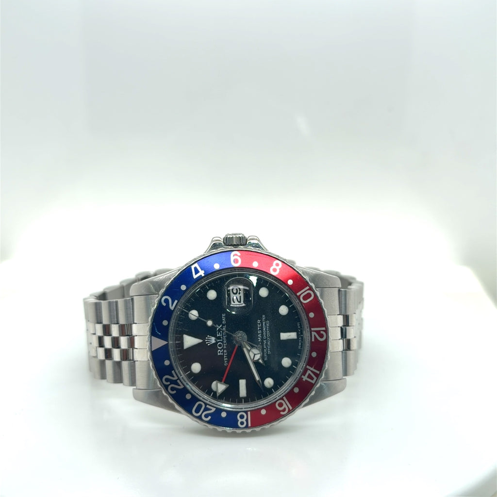 Rolex GMT-Master Pepsi Stainless Steel 40mm Jubilee Automatic Watch (view 2)