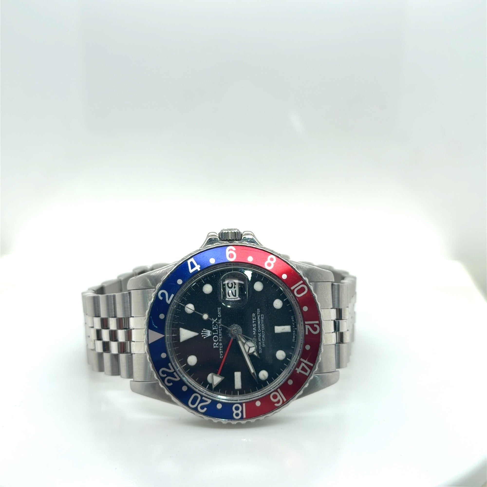Rolex GMT-Master Pepsi Stainless Steel 40mm Jubilee Automatic Watch