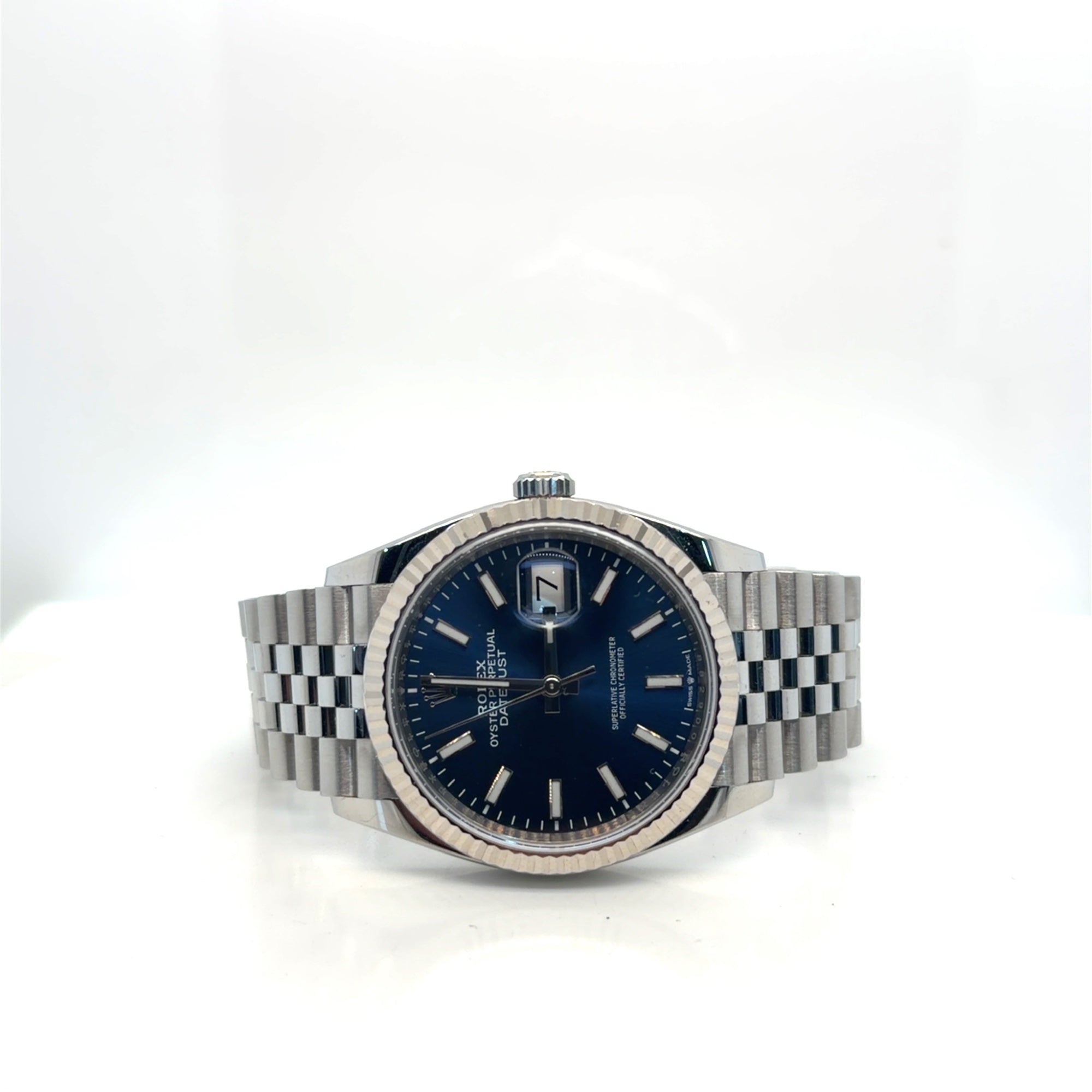Rolex Datejust 36 Stainless Steel Blue Dial Jubilee Ref 126234