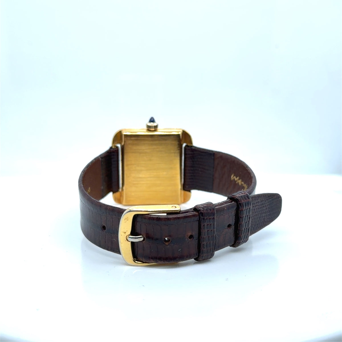 Cartier Tank Must Stepped Pre-Must Watch 18k Gold Plate Ref. 5512117 (view 5)