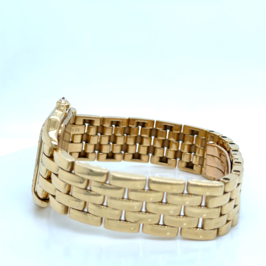 Cartier Panthere 18k Yellow Gold Diamond Bezel Ladies Watch 2021 (view 11)