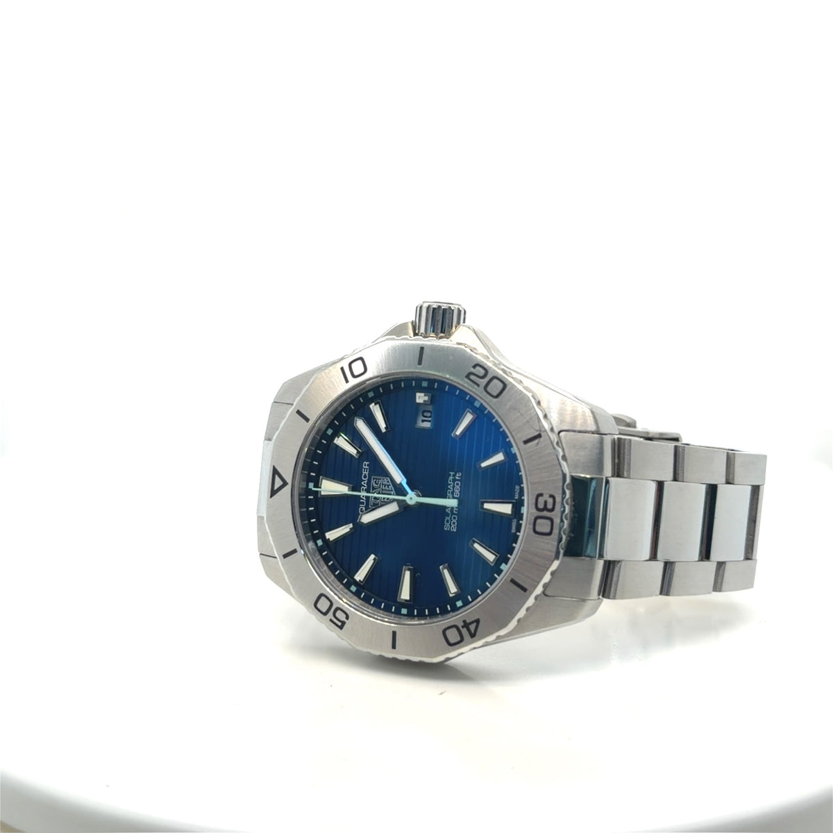 Tag Heuer Aquaracer Quartz Stainless Steel 40mm Watch WBP1113 (view 9)