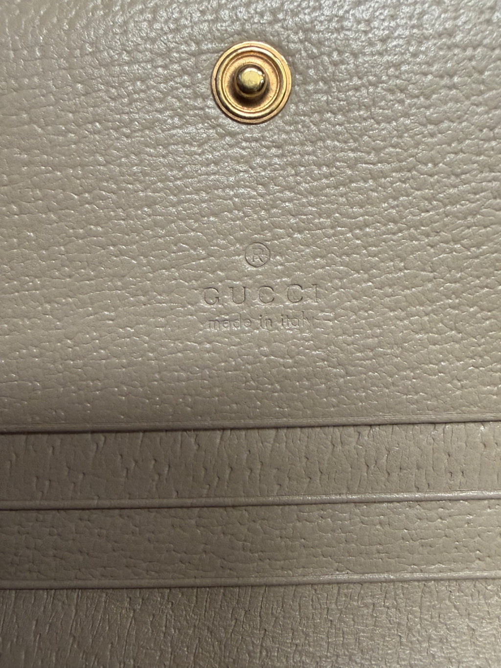 Gucci Ophidia GG Supreme Card Case Wallet, Beige Web, With Box (view 10)