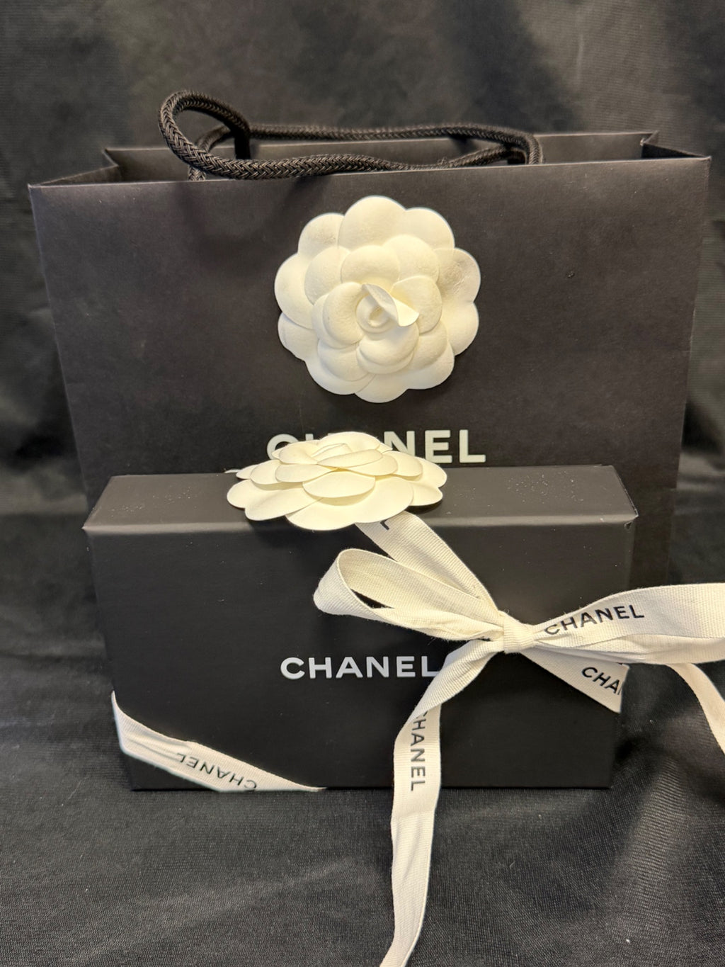 Chanel Classic Flap Card Holder Wallet Black Caviar Gold Hardware