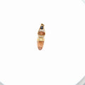 14K Yellow Gold Natural Amber & Blue Sapphire Pendant 3.13g (view 2)