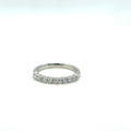 Tiffany & Co. Forever Platinum Diamond Half Band Ring 0.27 ctw Sz 4 (view 1)