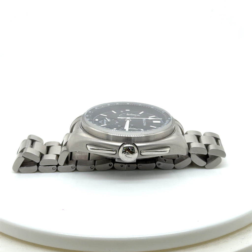 Bulova Lunar Pilot Chronograph 96B258 Stainless Steel 45mm Black Dial (view 11)