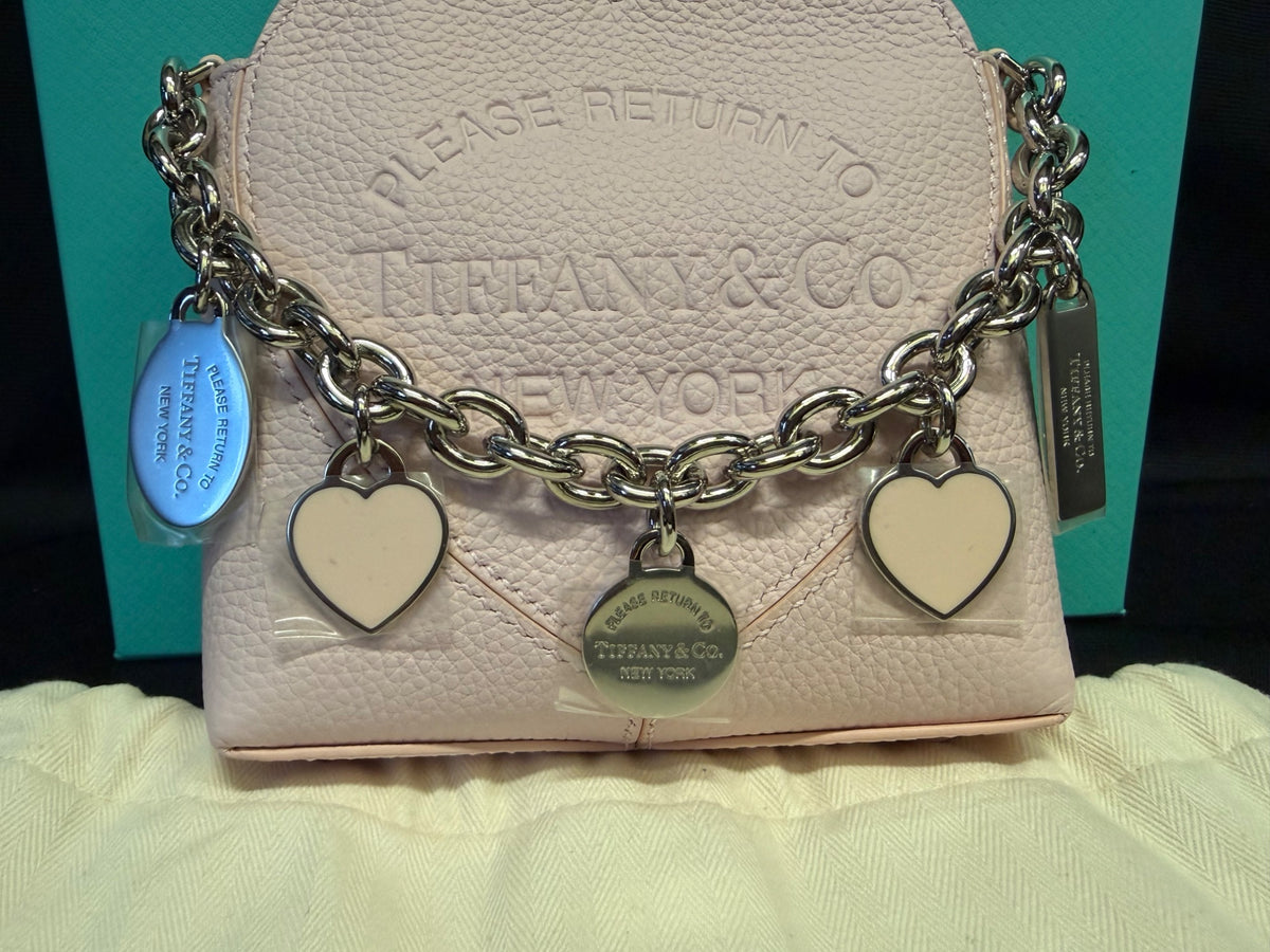 Tiffany & Co. Return to Tiffany Heart Micro Tote Pink Leather Bag (view 2)
