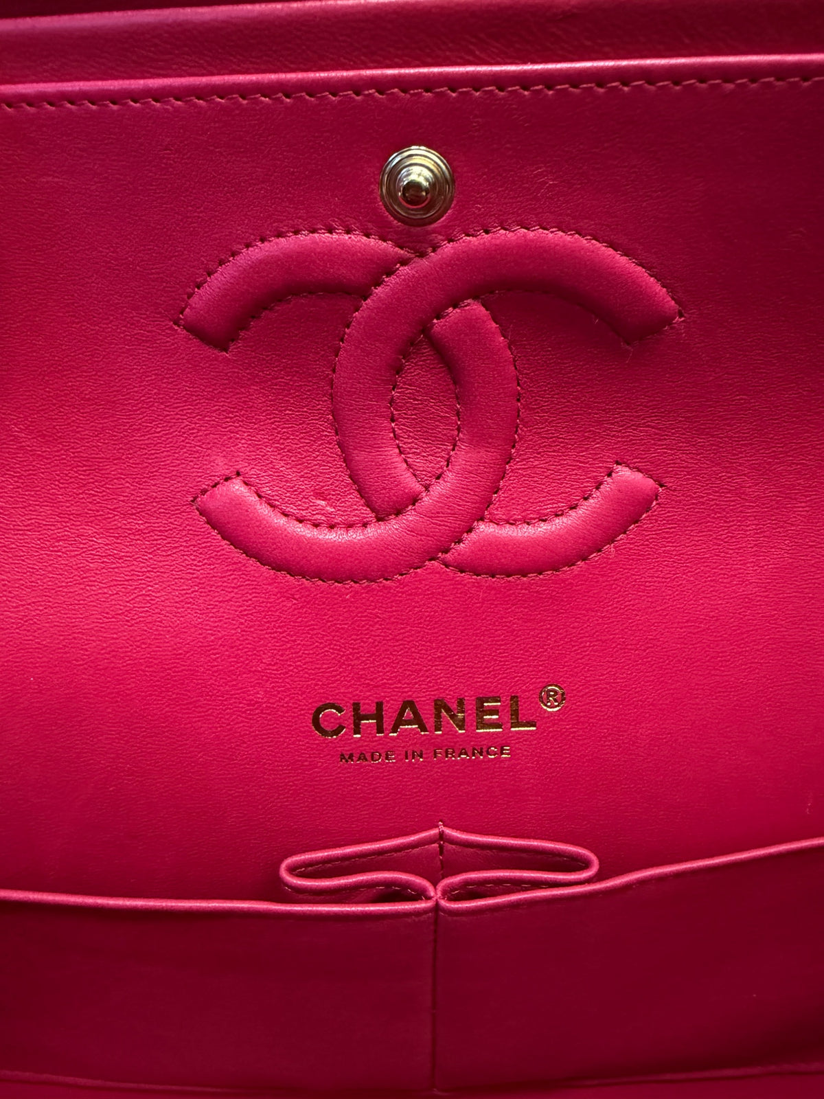 Chanel Fantasy Tweed Medium Double Flap Shoulder Bag Multicolor Gold (view 11)