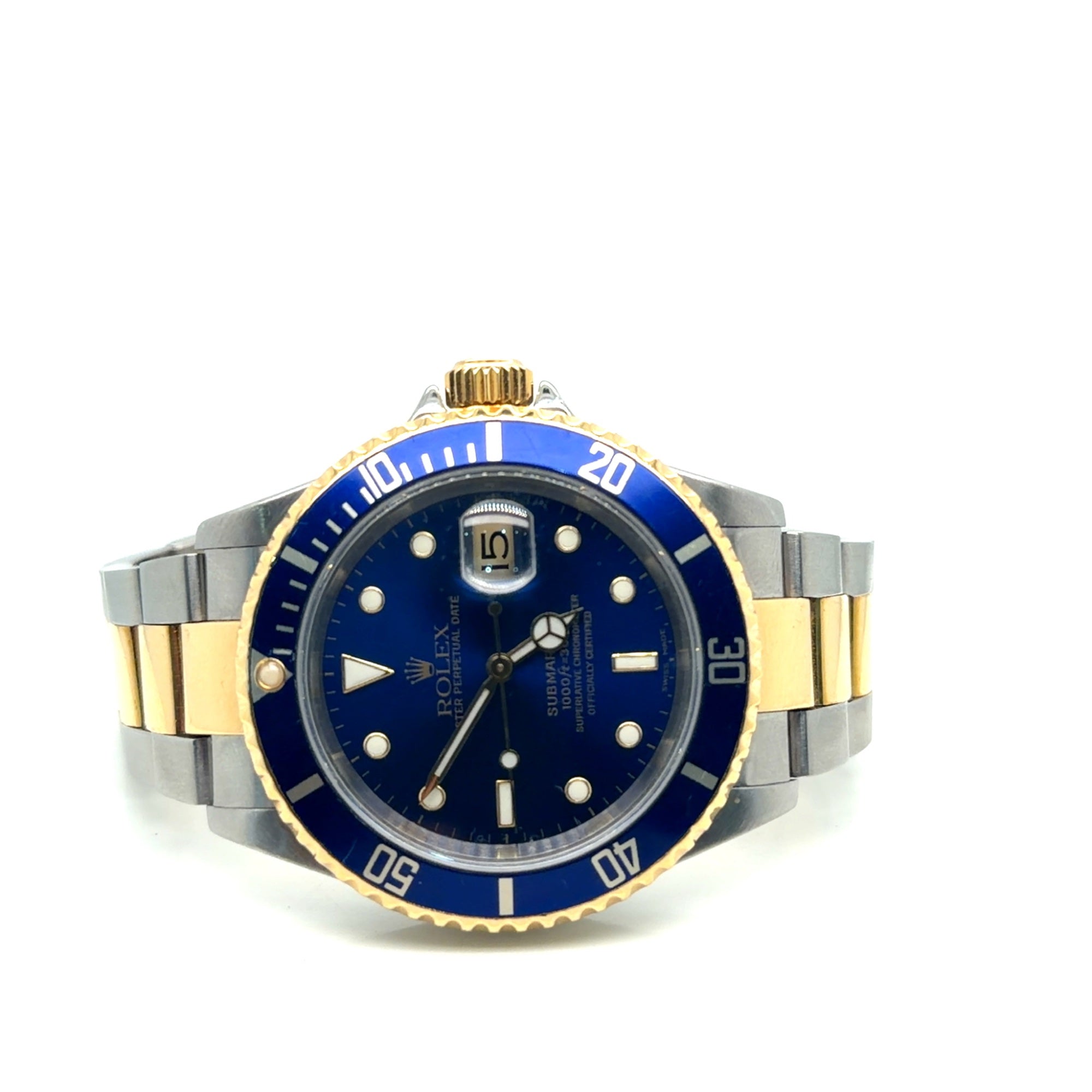 Rolex Submariner 16613T Two-Tone Steel & Gold Blue Dial 40mm (view 4)