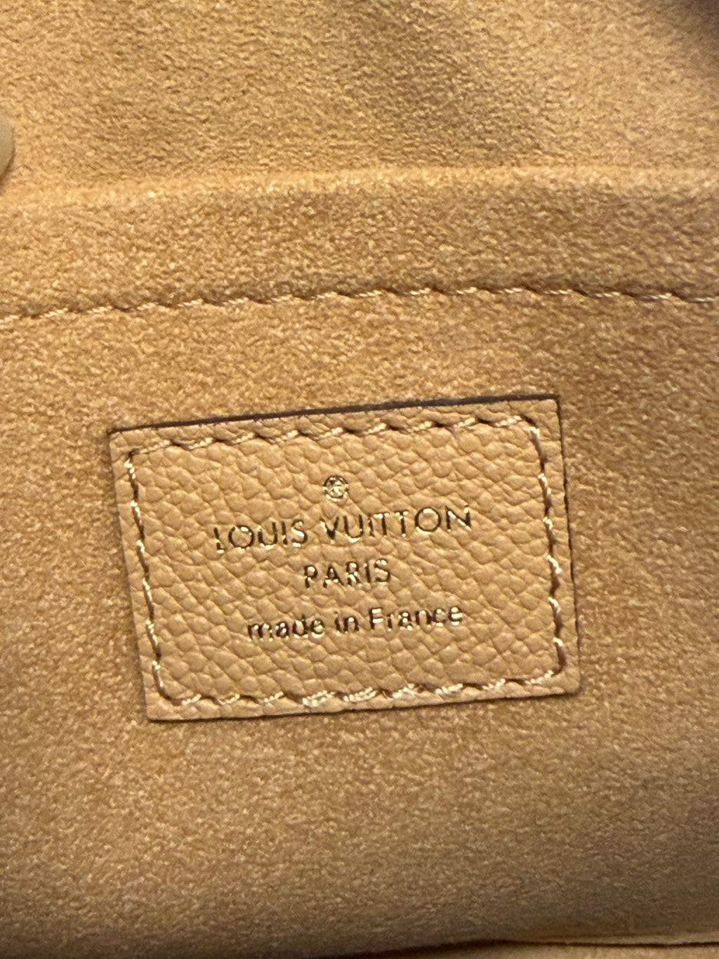 Louis Vuitton Speedy Bandouliere 20 Bi-Color Monogram Empreinte Caramel (view 9)