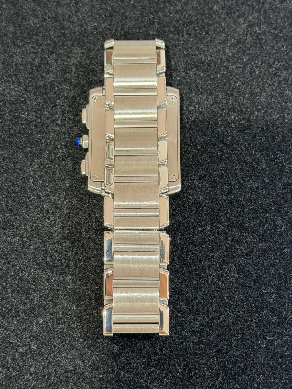 Cartier Tank Francaise Chronograph Steel & White Gold 28mm Ref. 2303 (view 8)