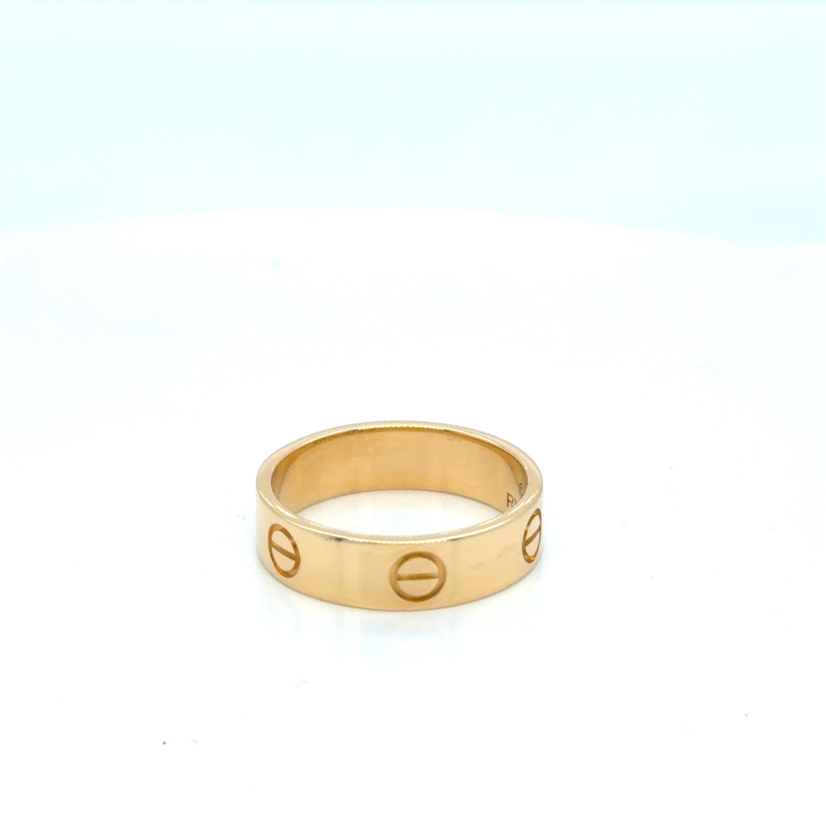 Cartier Love Ring 18K Yellow Gold Size 8 Classic Band (view 5)