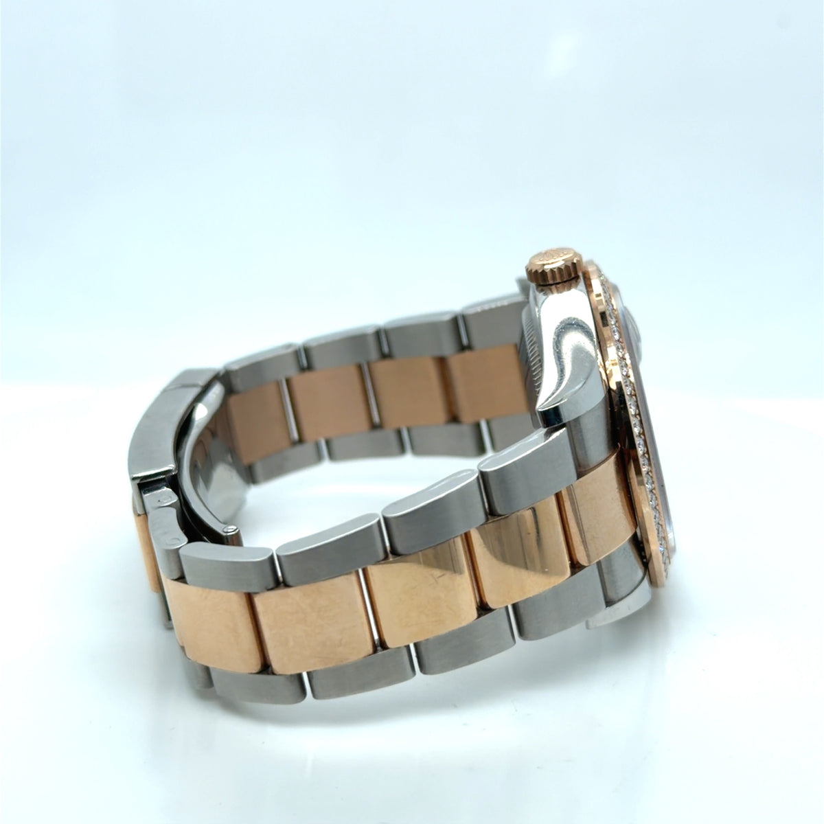 Rolex Datejust 36 126281RBR Two-Tone Rose Gold Diamond Bezel Watch (view 3)