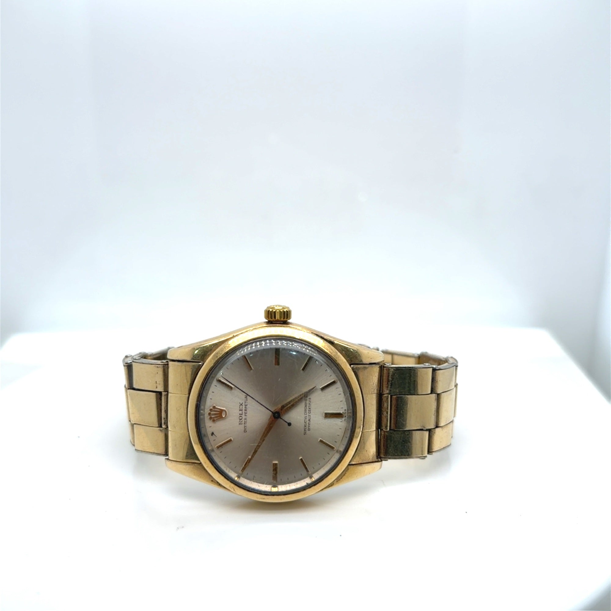 Rolex Oyster Perpetual 34mm Gold Capped Watch Ref. 1014 Automatic