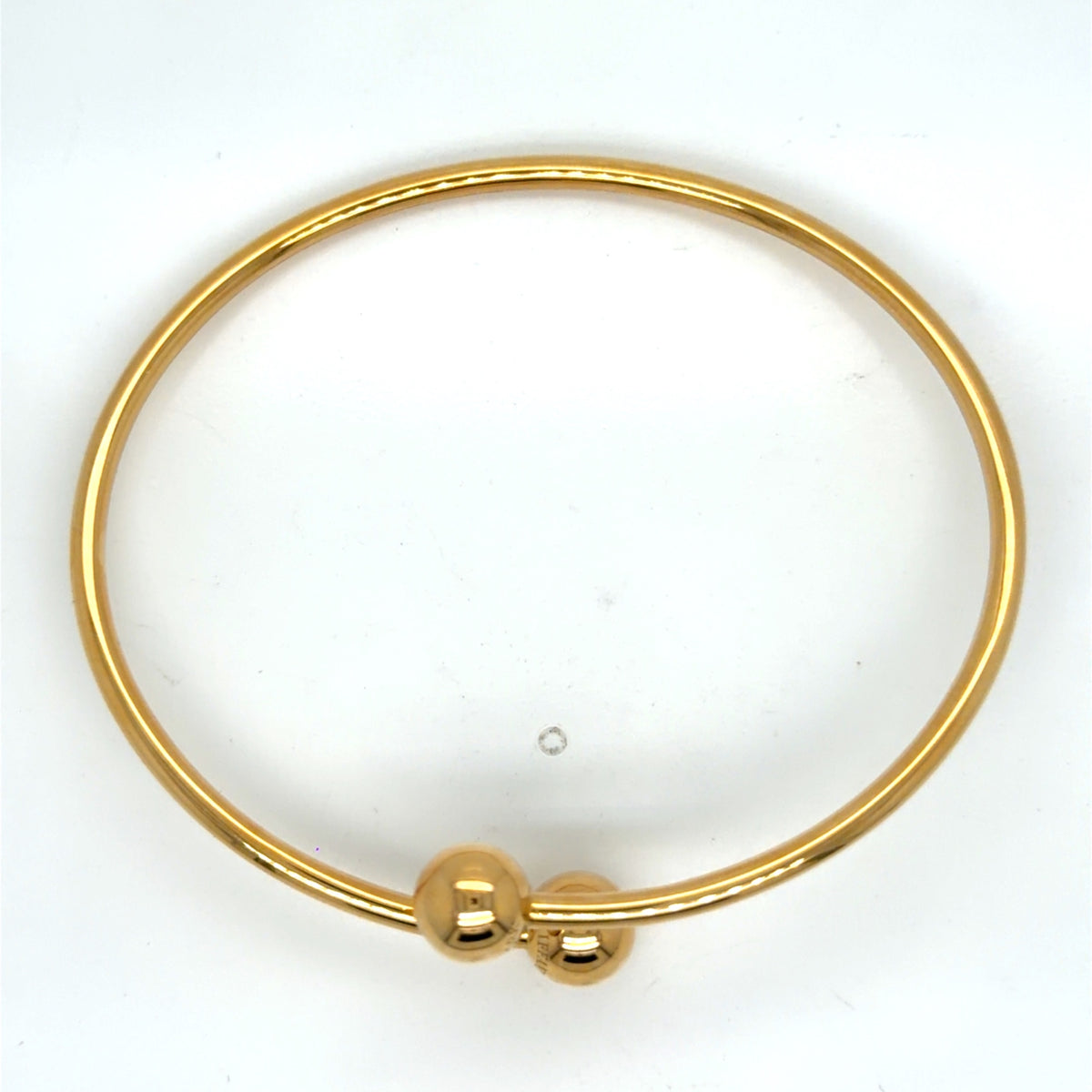 Tiffany & Co. HardWear Ball Bypass Bracelet 18k Yellow Gold 6.75" (view 6)