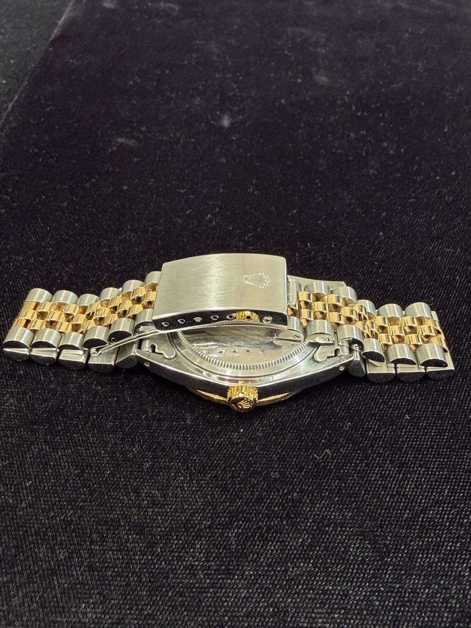 Rolex Datejust 36 Two-Tone Steel & Gold MOP Diamond Dial Ref 16013