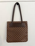 Louis Vuitton Clifton Damier Ebene Tote Shoulder Bag Brown