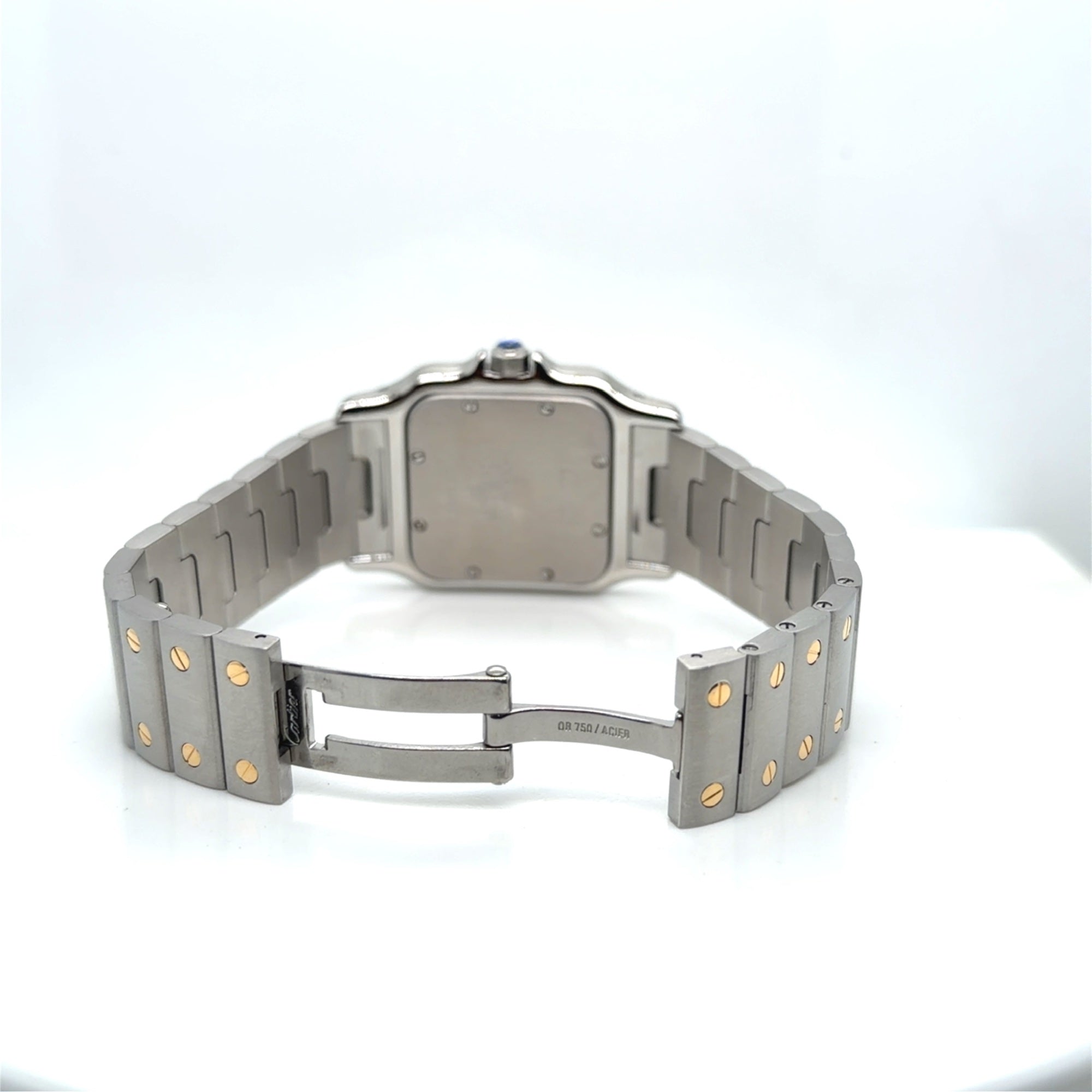 Cartier Santos Galbee Two-Tone Steel 18k Gold Watch Ref. 1566 28mm