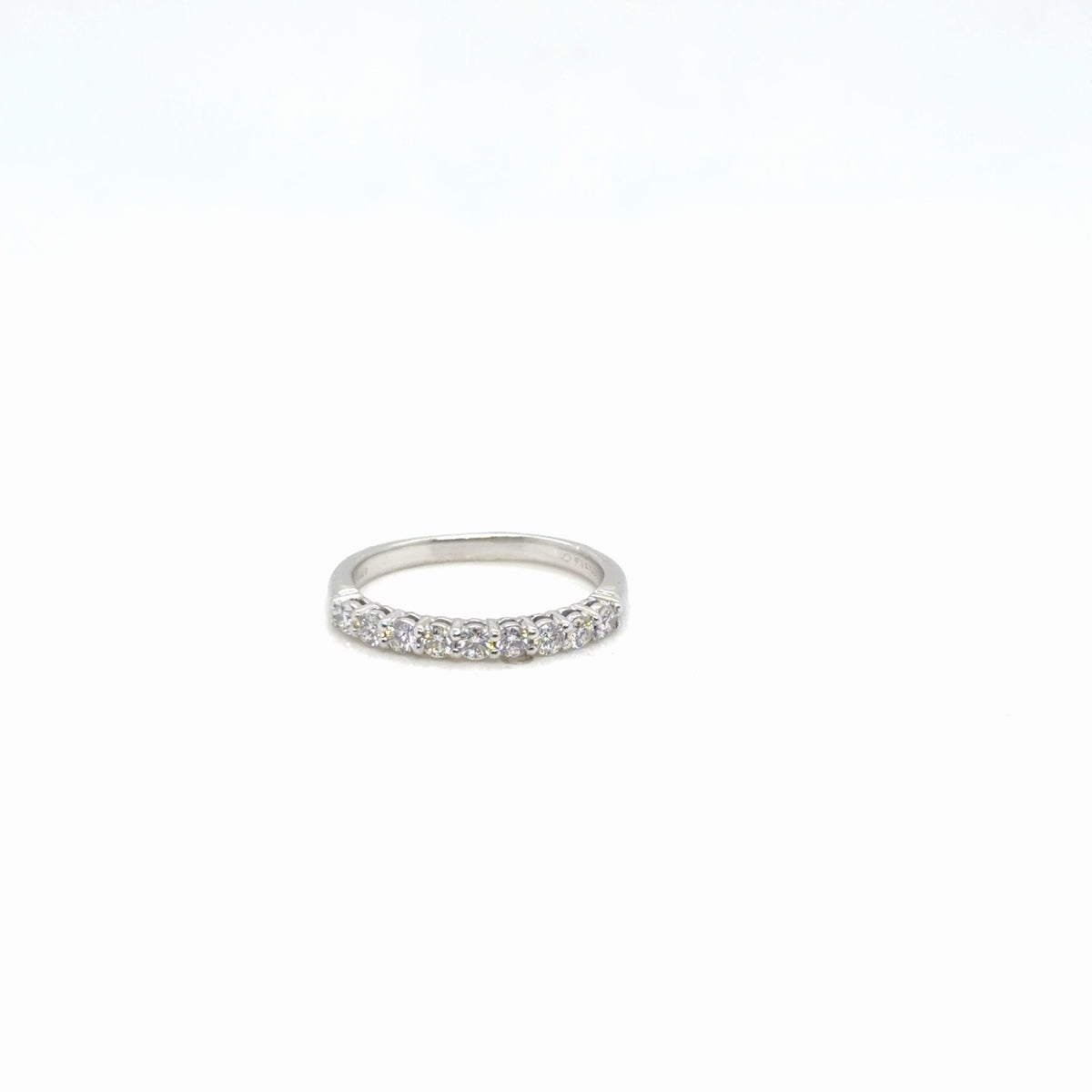 Tiffany & Co. Forever Platinum Diamond Half Band Ring 0.27 ctw Size 4.5 (view 1)