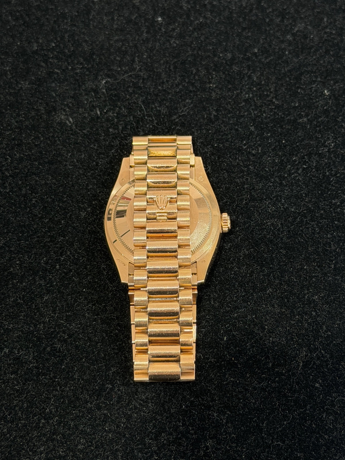 Rolex Day-Date 36 18K Rose Gold White Roman Dial Ref 128235 2022 (view 9)