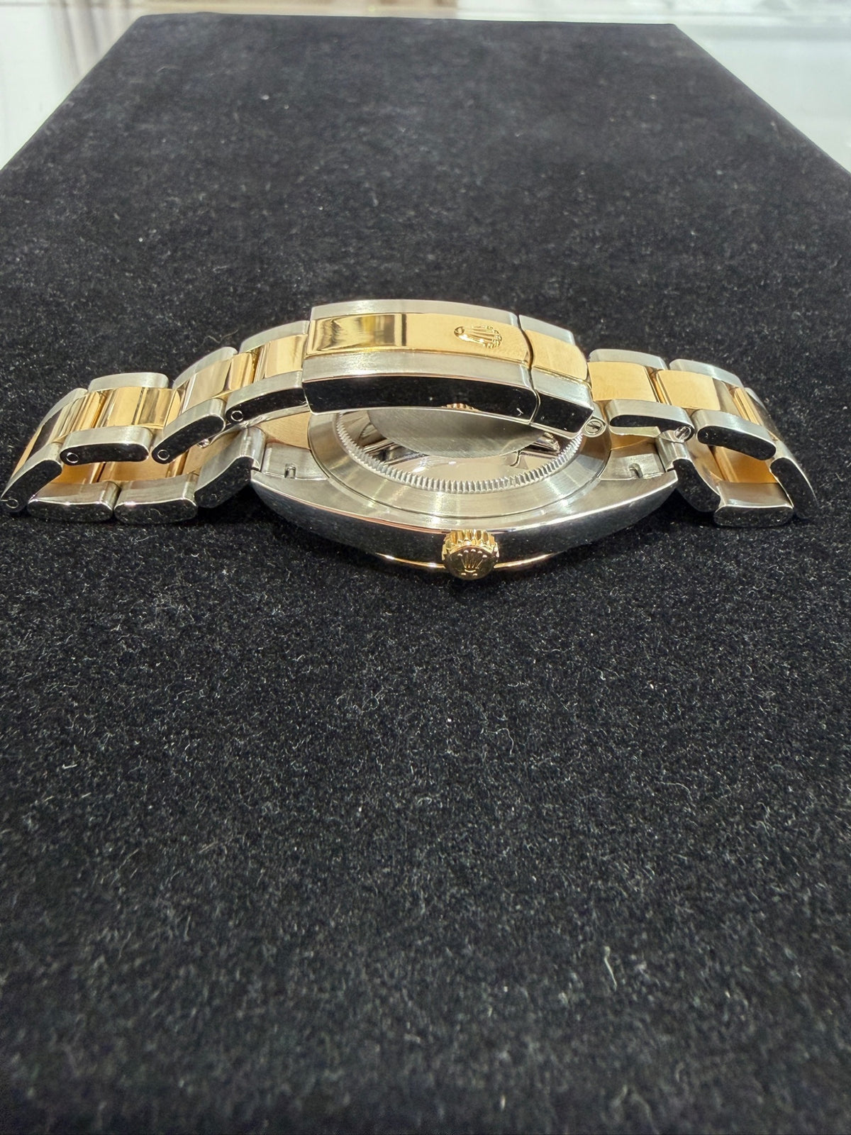 Rolex Datejust 41 Two-Tone Steel 18k Gold Wimbledon Dial Watch (view 8)