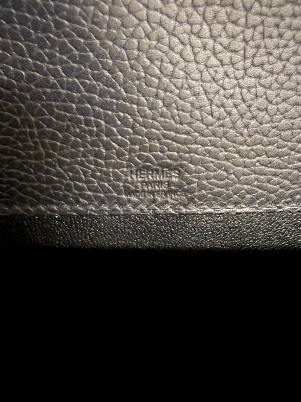 Hermès Kelly Depeches 25 Black Leather Palladium Hardware Clutch Bag (view 11)