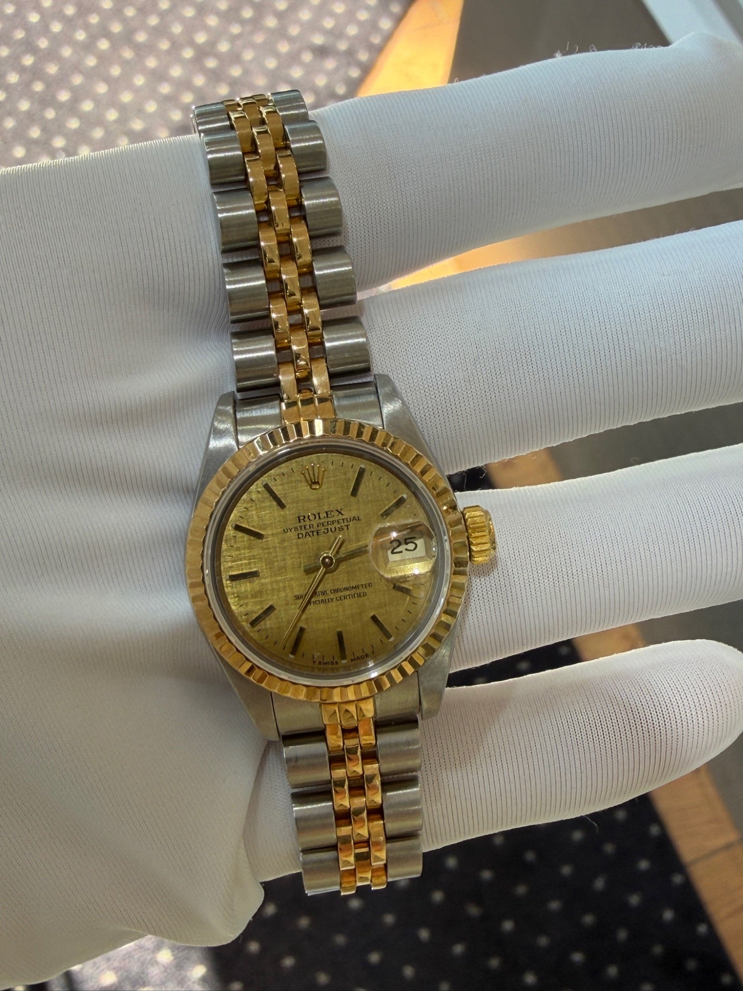 Rolex Datejust 26 Two-Tone Steel & 18k Gold Watch Ref. 69173