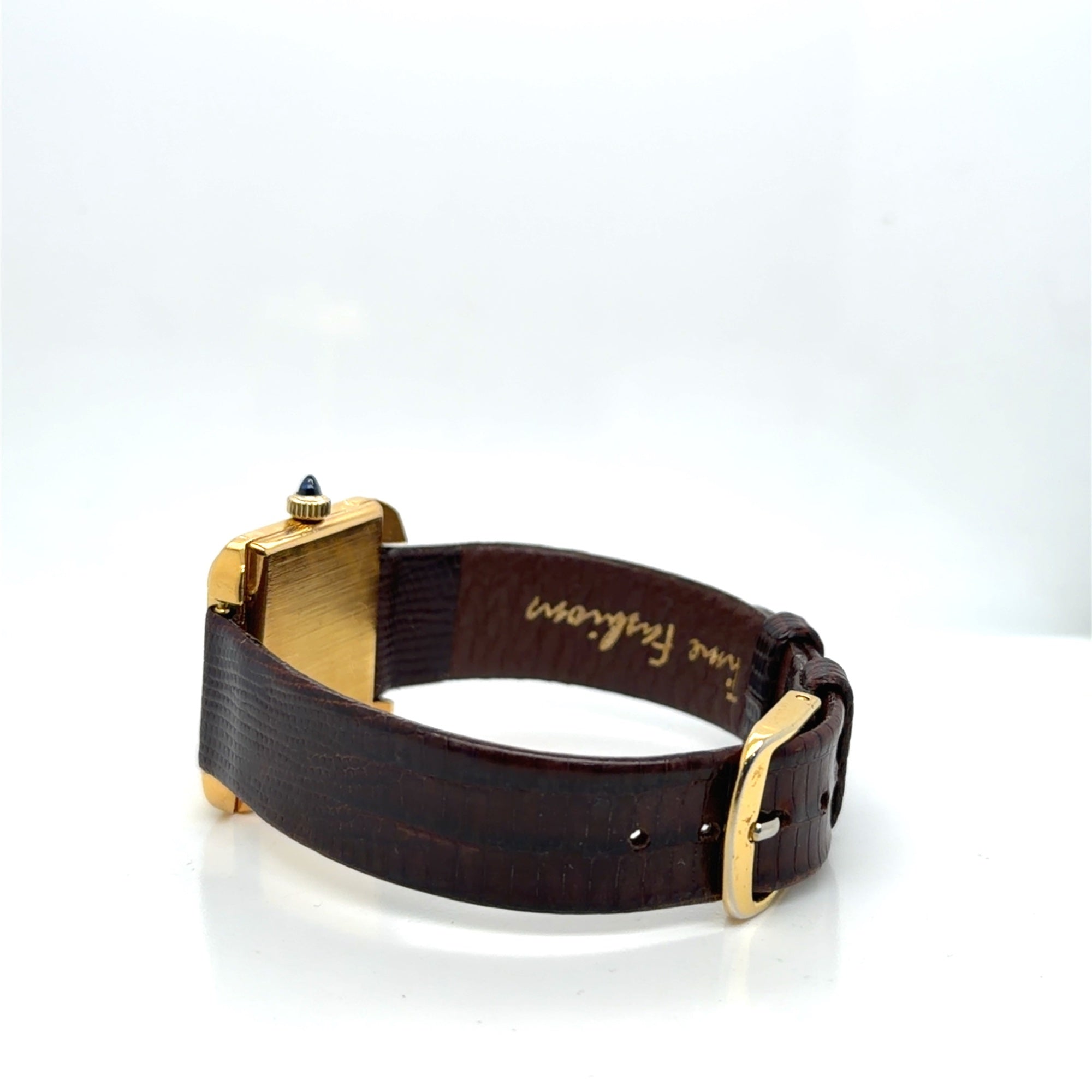 Cartier Tank Must Stepped Pre-Must Watch 18k Gold Plate Ref. 5512117 (view 6)