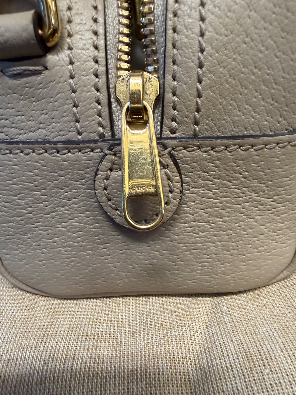 Gucci Ophidia Mini Bag GG Supreme Canvas Beige Web Crossbody (view 13)