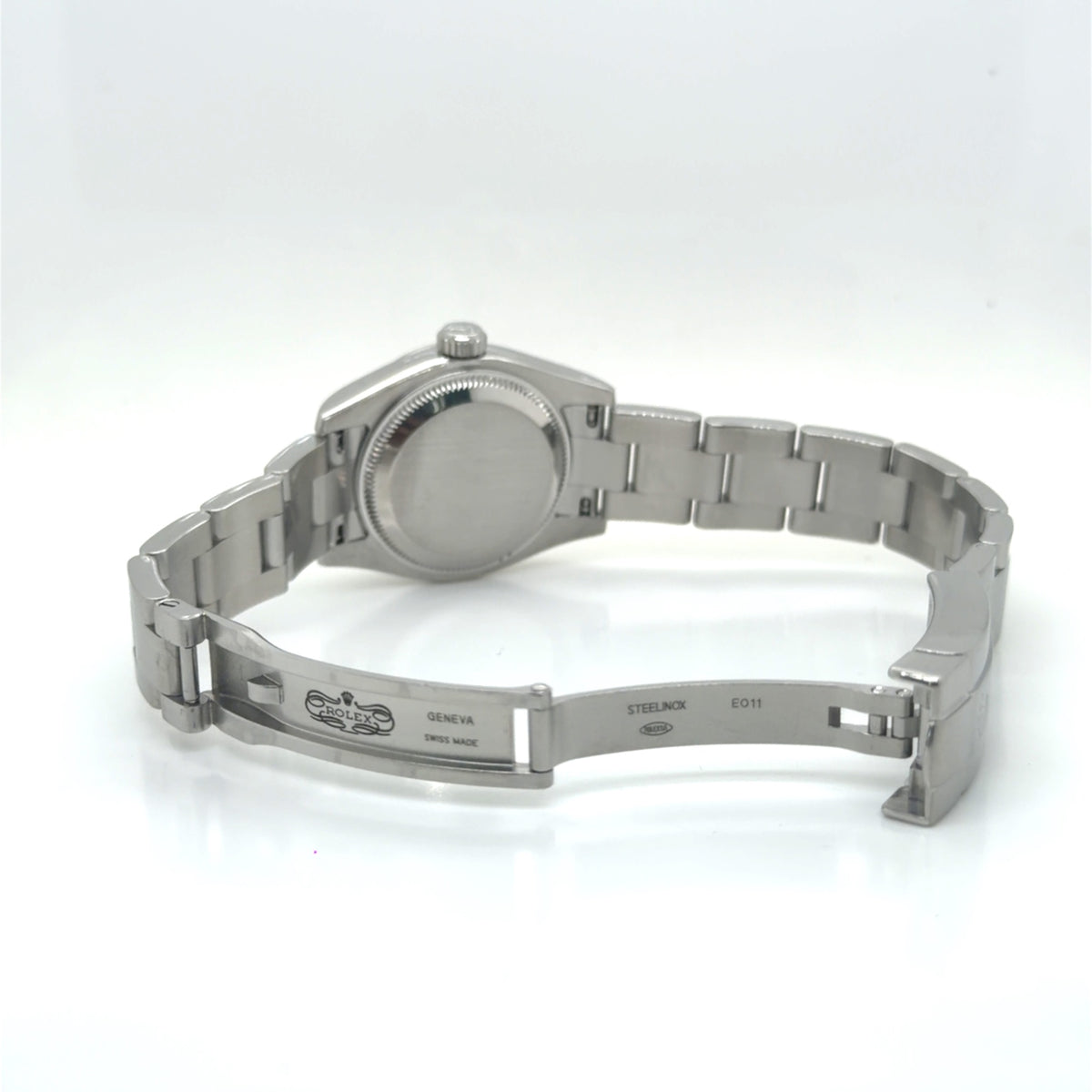 Rolex Oyster Perpetual 26 Ref 176234 Steel & White Gold Silver Dial (view 10)