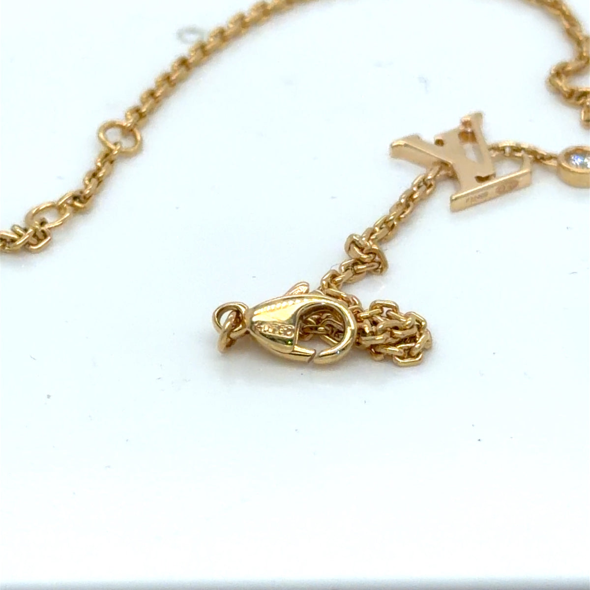 Louis Vuitton Idylle Blossom LV Bracelet 18K Yellow Gold Diamond 7" (view 5)