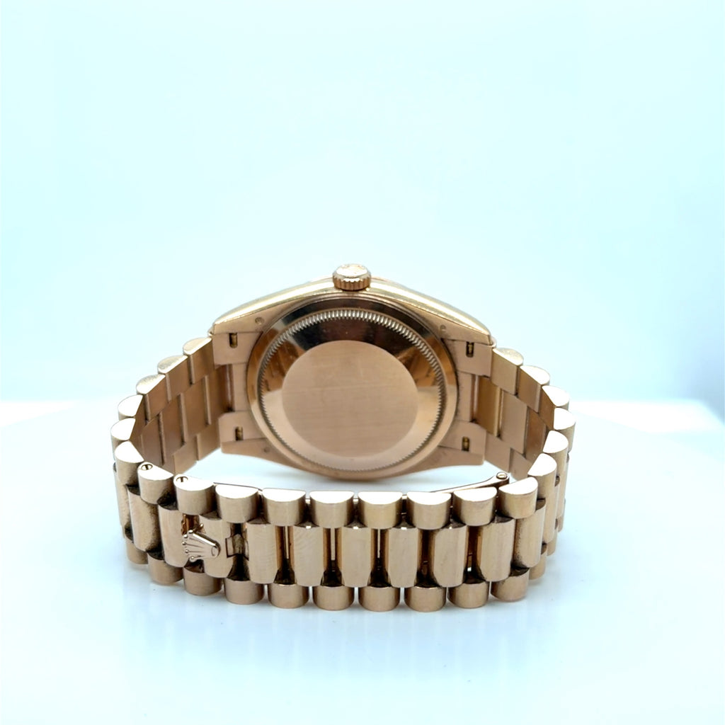 Rolex Day-Date 36 18K Rose Gold White Roman Dial Ref 128235 2022 (view 6)