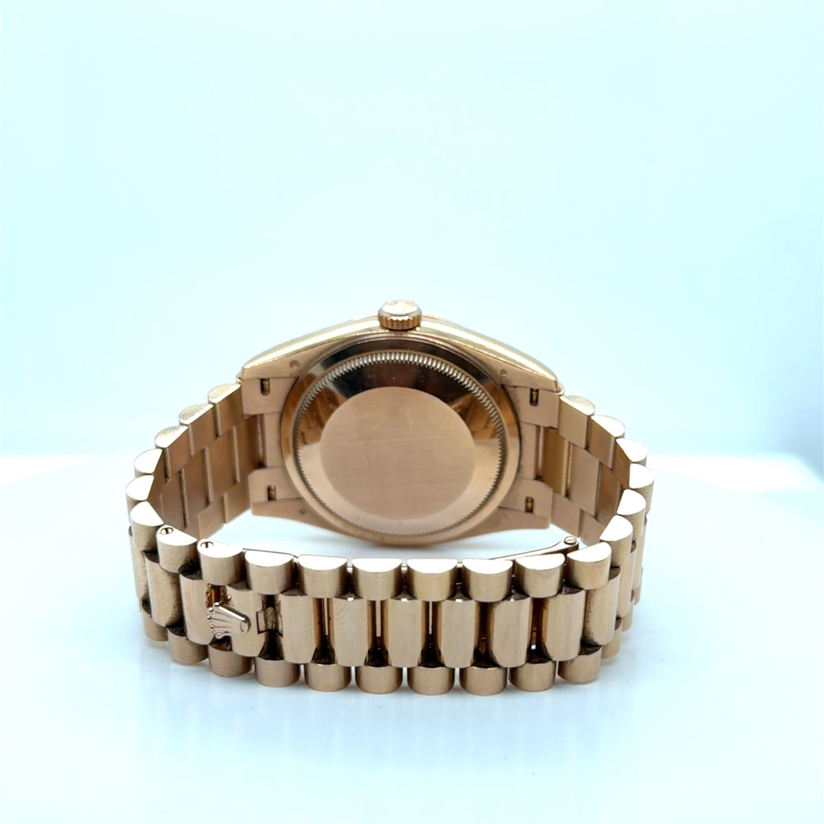 Rolex Day-Date 36 18K Rose Gold White Roman Dial Ref 128235 2022 (view 6)