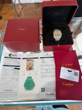 Cartier Santos 40mm Diamond Iced Out Automatic Watch WSSA0018 Box Papers