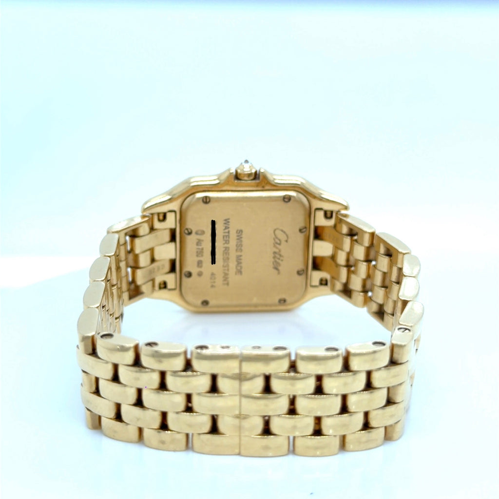 Cartier Panthere 18k Yellow Gold Diamond Bezel Ladies Watch 2021 (view 8)