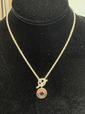 Hermès Amulettes Ex-Libris Sterling Silver Toggle Necklace (view 1)