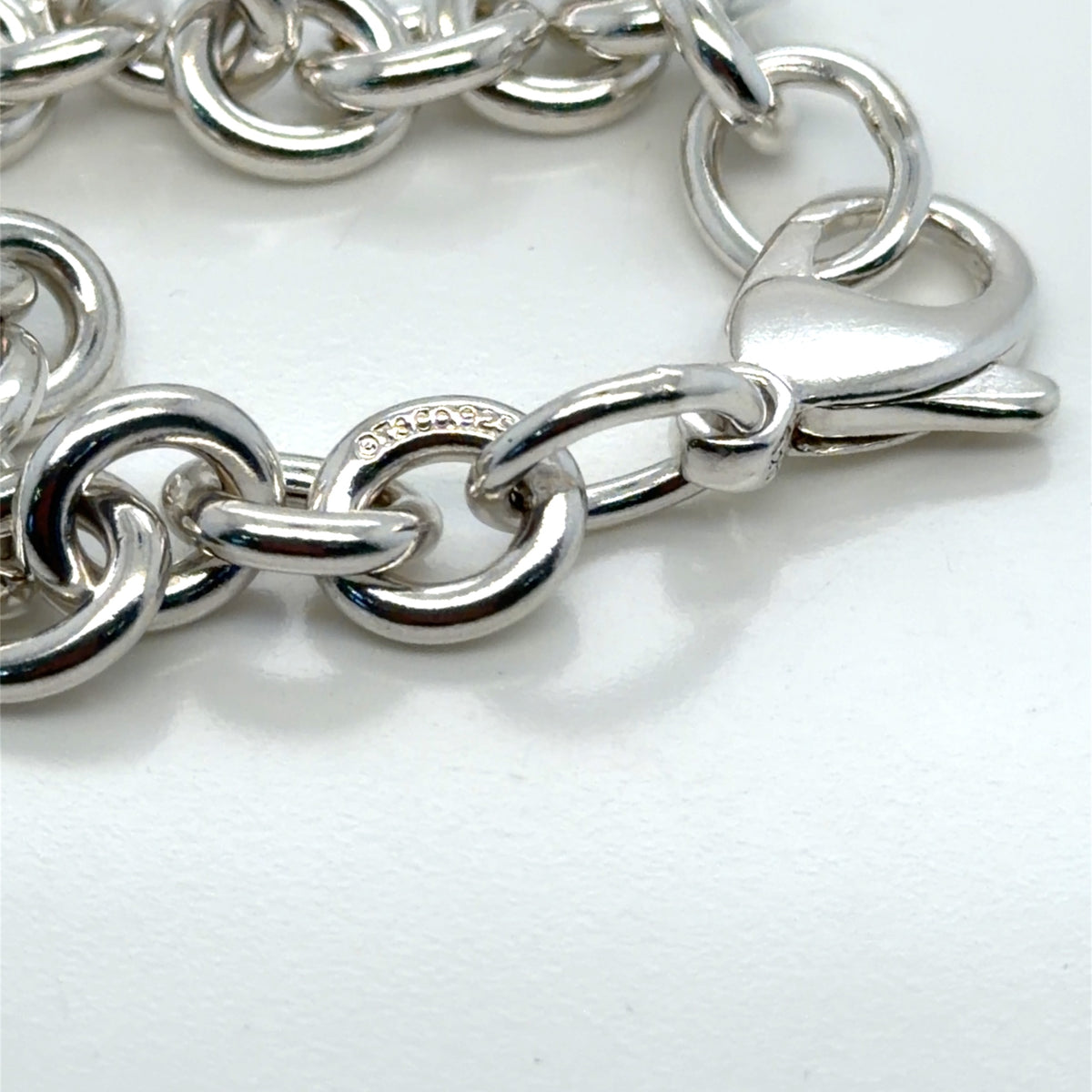 Tiffany & Co. Return to Tiffany Heart Tag Sterling Silver Bracelet 7 in (view 3)