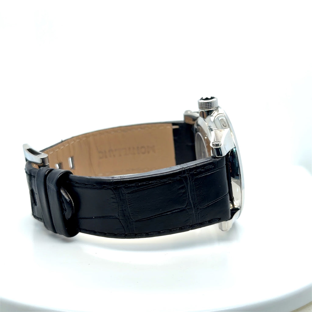 Montblanc Timewalker Automatic Stainless Steel 42mm Black Dial Watch 7285