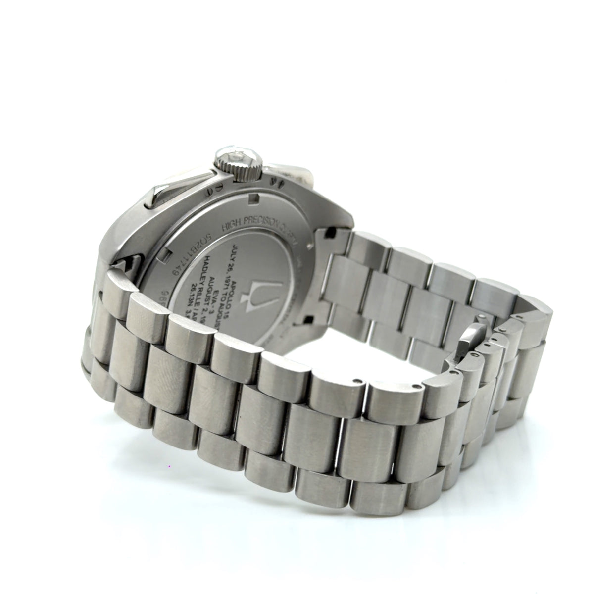 Bulova Lunar Pilot Chronograph 96B258 Stainless Steel 45mm Black Dial (view 8)