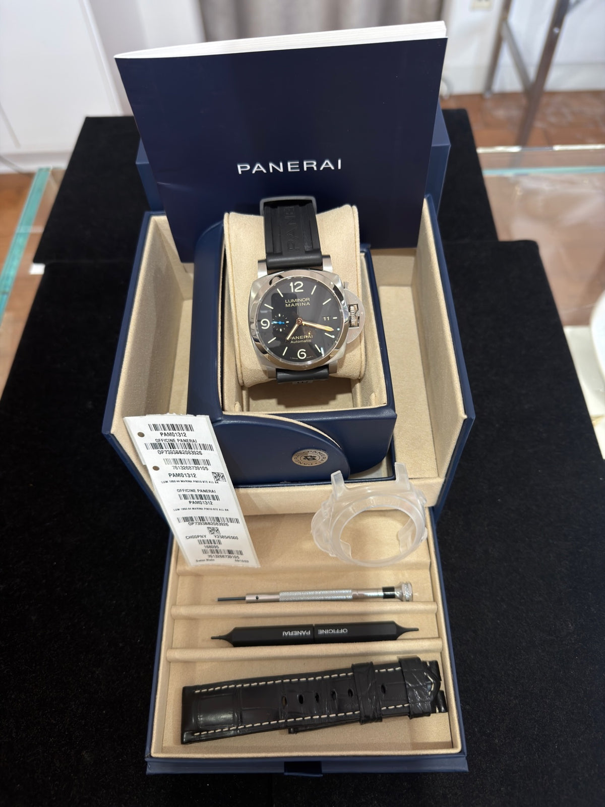 Panerai Luminor Marina PAM01312 Stainless Steel 44mm Auto Watch
